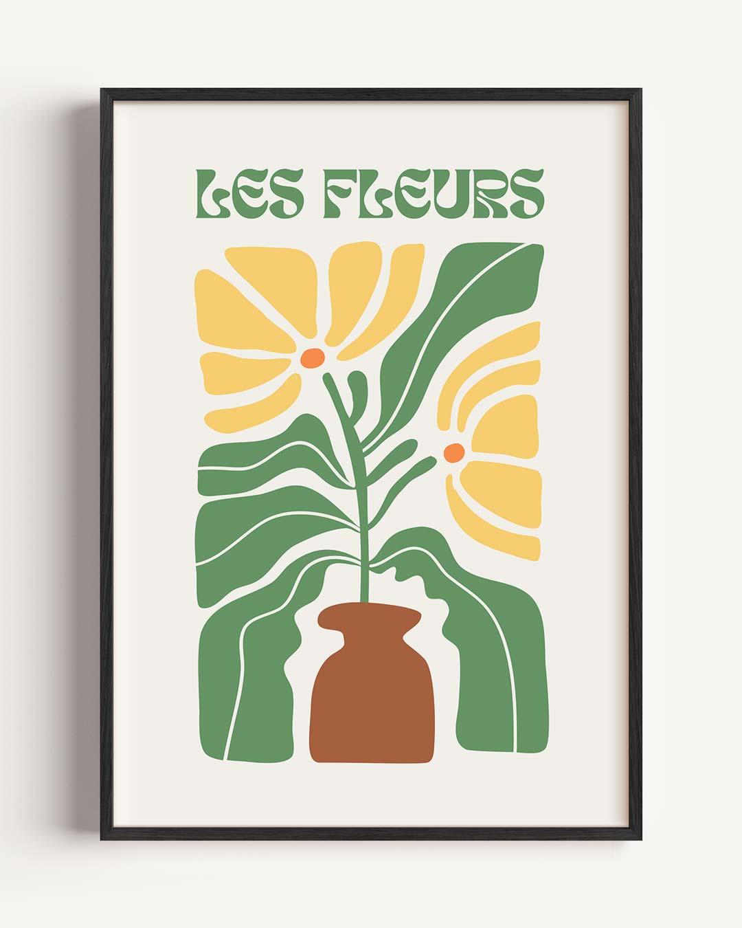 Bloemrijke Vaas – bloemen portret poster als wanddecoratie