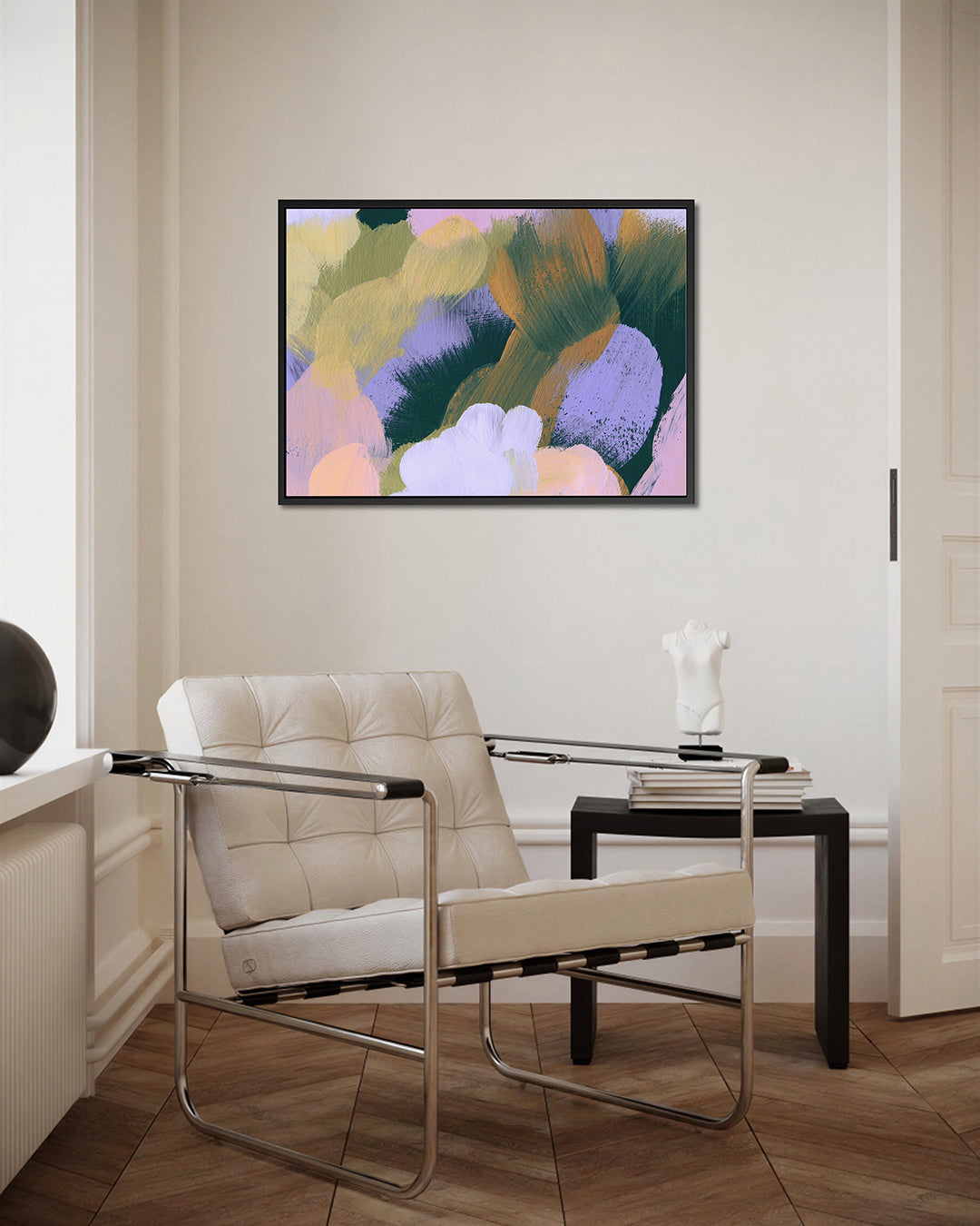 Kleurrijke vegen – kunstwerk op canvas, dibond of plexiglas