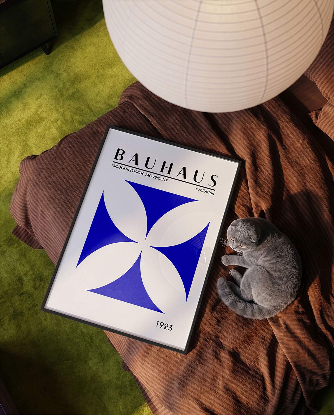 Vormen en vlakken – moderne Bauhaus wandkunst als poster