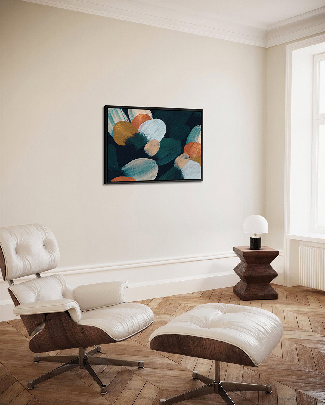 Kleurencompositie – Wanddecoratie kunstwerk – alternatieve weergave van het kunstwerk