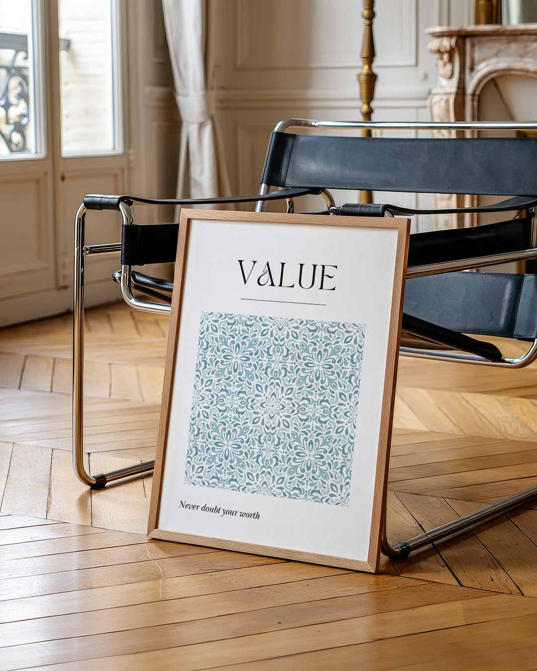 Inspirerende Waarde – quote poster als inspirerende wanddecoratie