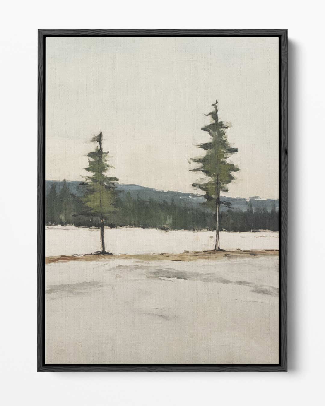 Winterse Rust in de Natuur – portret kunstwerk als wanddecoratie