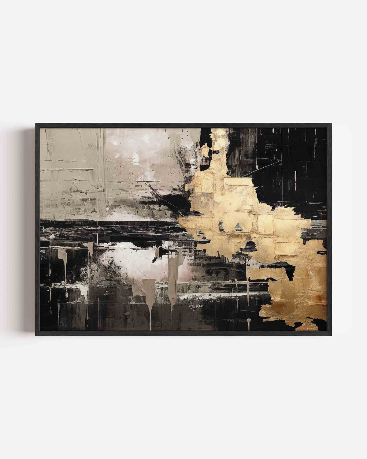 Abstracte vormen – abstracte landscape poster als wanddecoratie