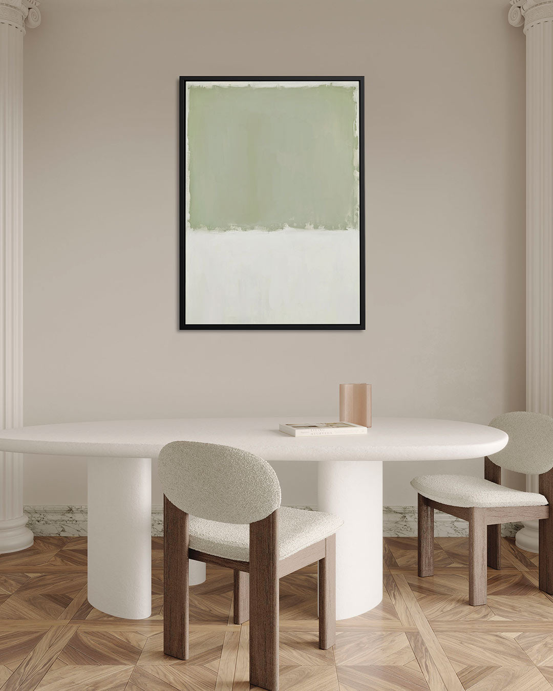Rustige kleurencompositie – staand wanddecoratie kunstwerk