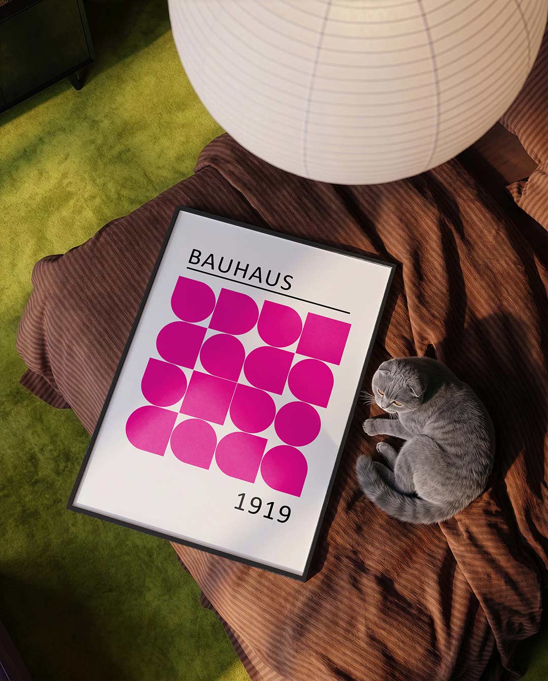  – moderne Bauhaus wandkunst als poster