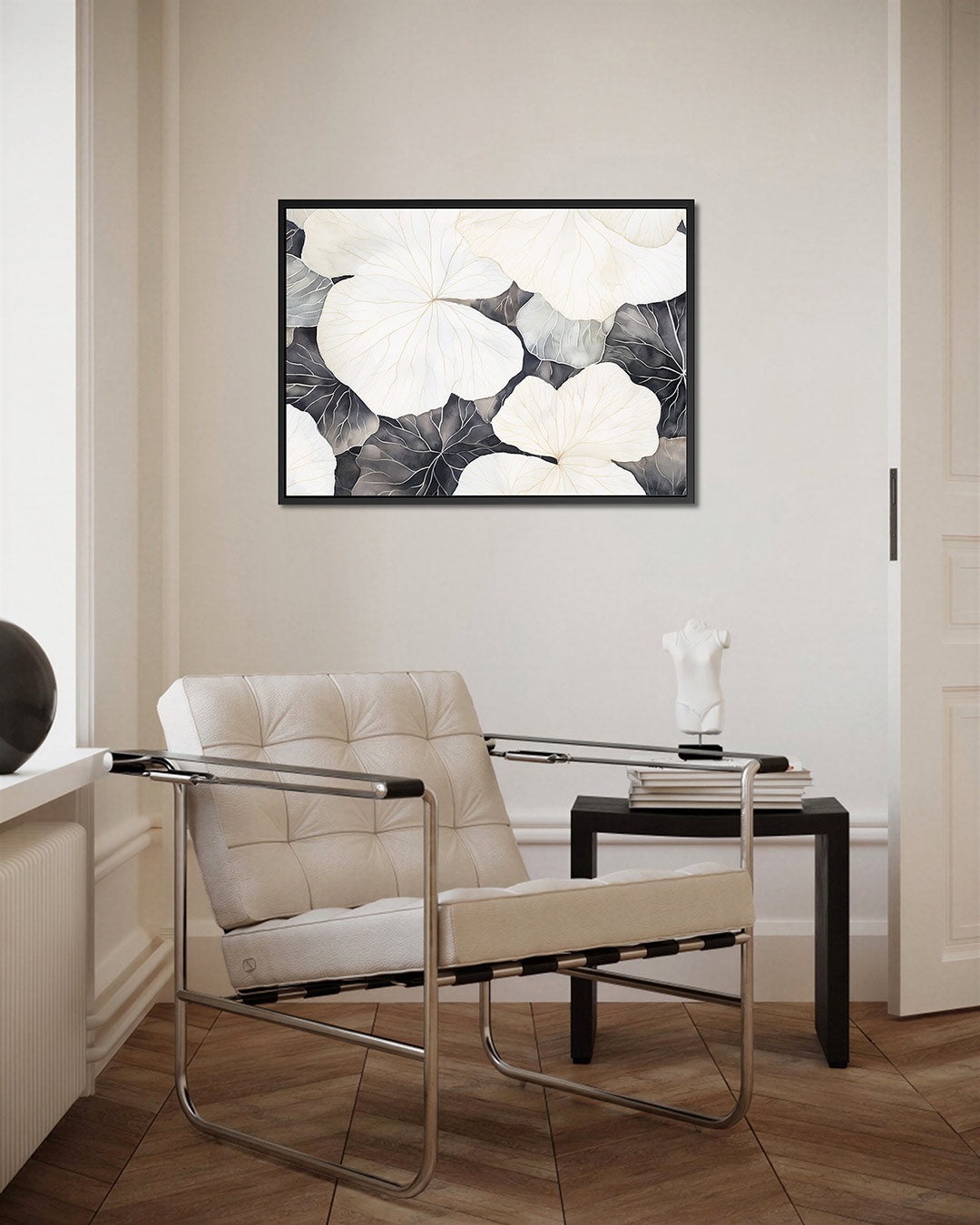 Organische bladvormen – Patroon – kunstwerk op canvas, dibond of plexiglas