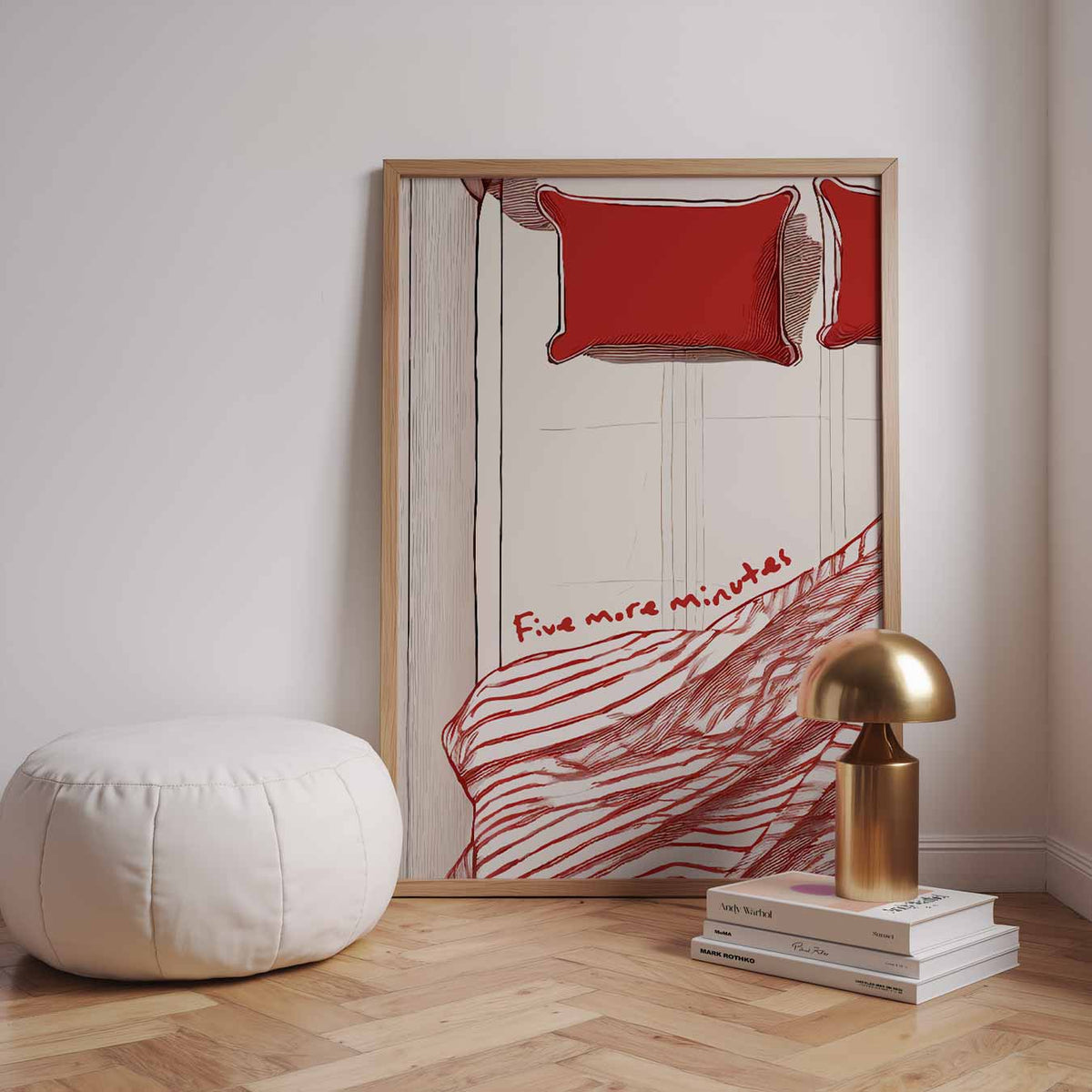 Slaapkamer Inspiratie – staande zomer wanddecoratie van WallArtistic