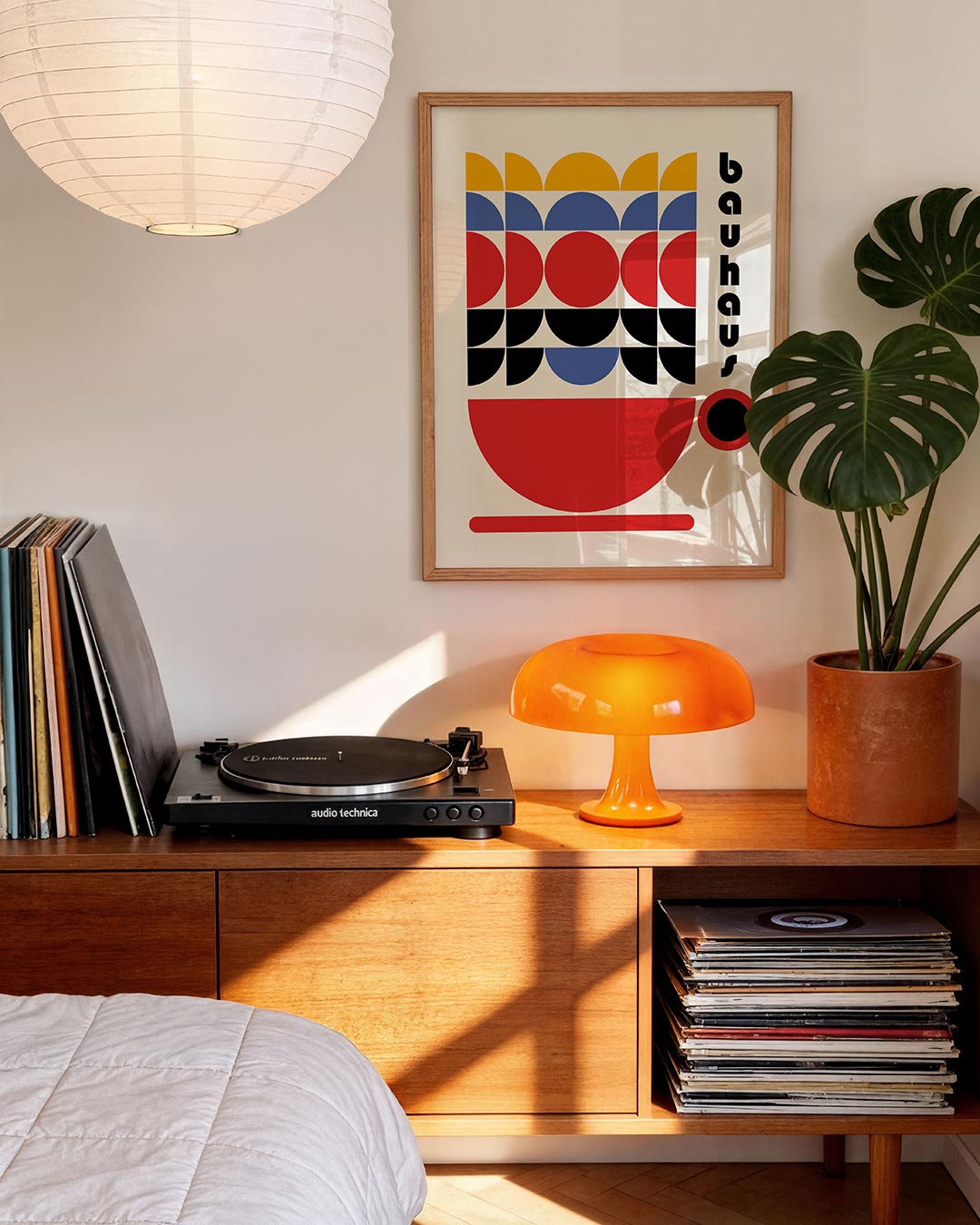 Vormen en vlakken – moderne Bauhaus wandkunst als poster