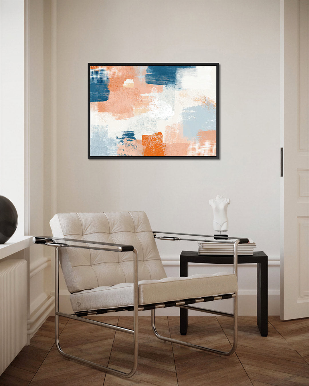 Kleurrijke vegen compositie – Kleurrijke – kunstwerk op canvas, dibond of plexiglas