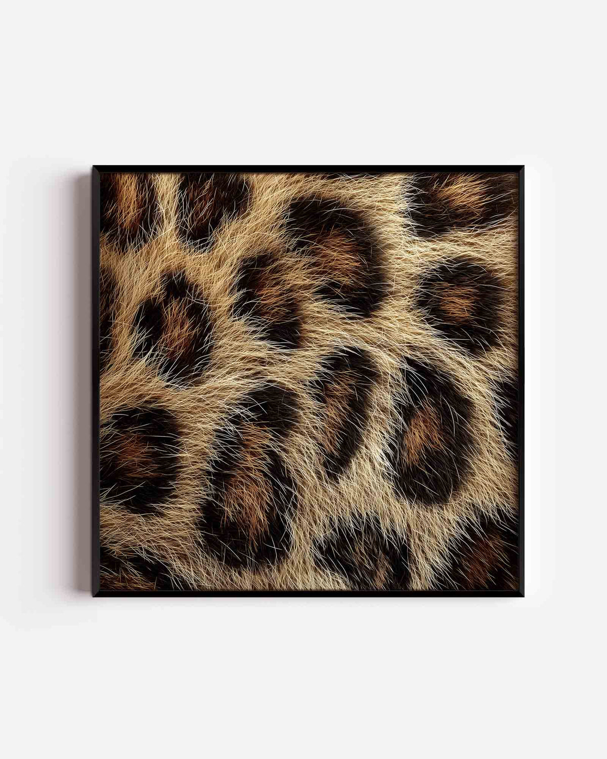 Luipaardprint – jungle vierkante poster als wanddecoratie