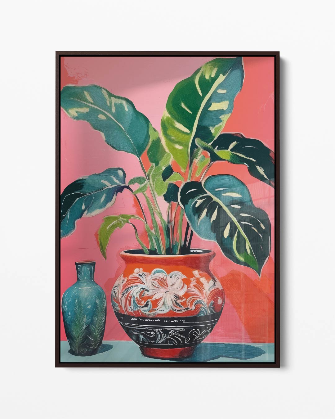 Tropische Botanische Schildering – portret kunstwerk als wanddecoratie