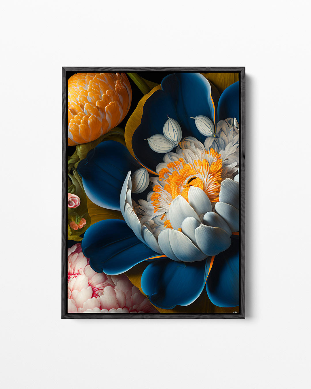 Bloemrijke harmonie – staand wanddecoratie kunstwerk