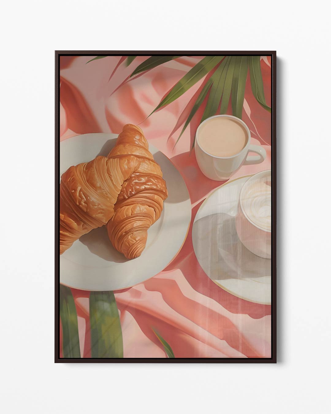 Ontbijtgenot bij Zonsopgang – portret kunstwerk als wanddecoratie