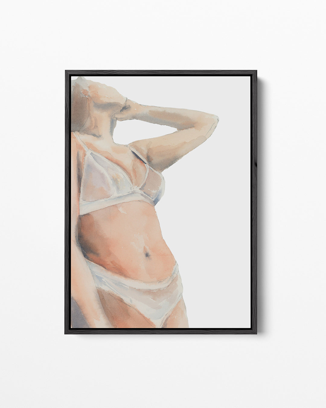 Zachte lichaamsvormen – staand wanddecoratie kunstwerk