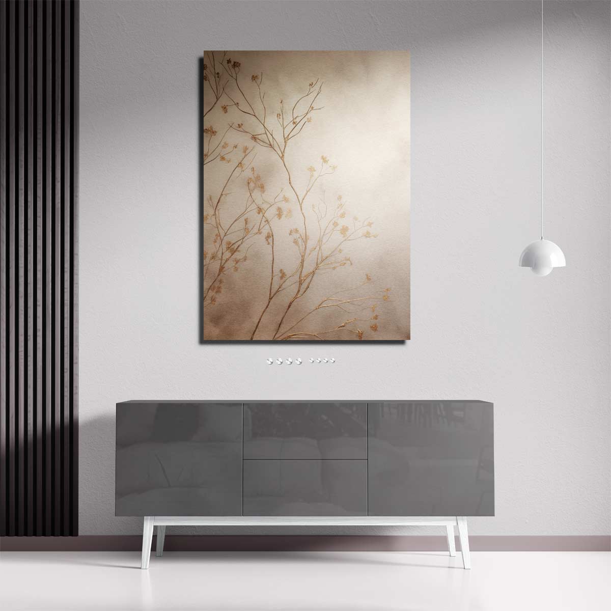 Gouden Takken in Mist – portret kunstwerk als wanddecoratie, afbeelding 18