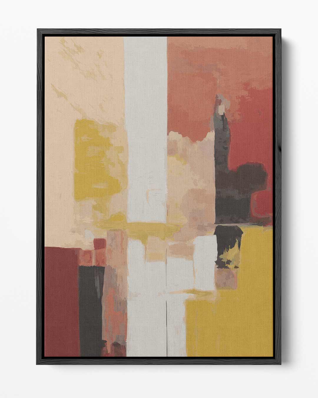 Kleurrijke Abstractie – portret kunstwerk als wanddecoratie