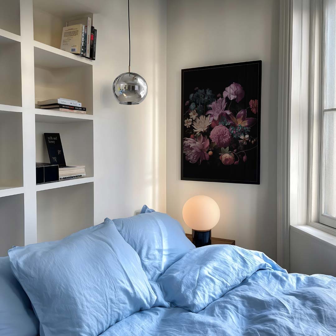 Elegante Bloemenpracht – staande muurposter met bloemen