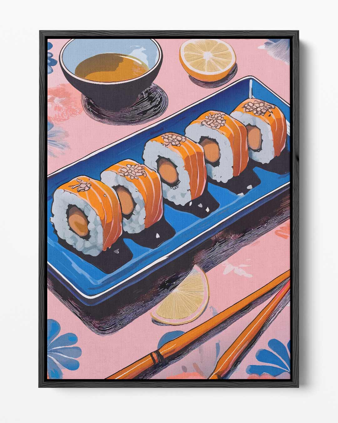Sushi Delight Schilderij – portret kunstwerk als wanddecoratie
