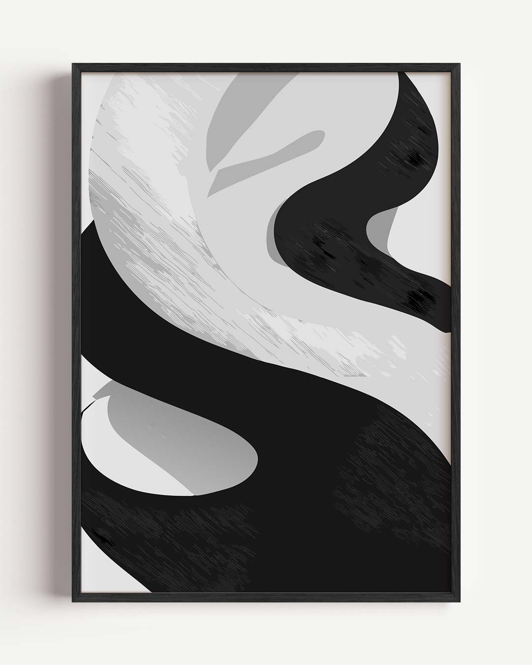 Eigentijdse Grafische Statements – kleurrijke abstracte portret poster als wanddecoratie