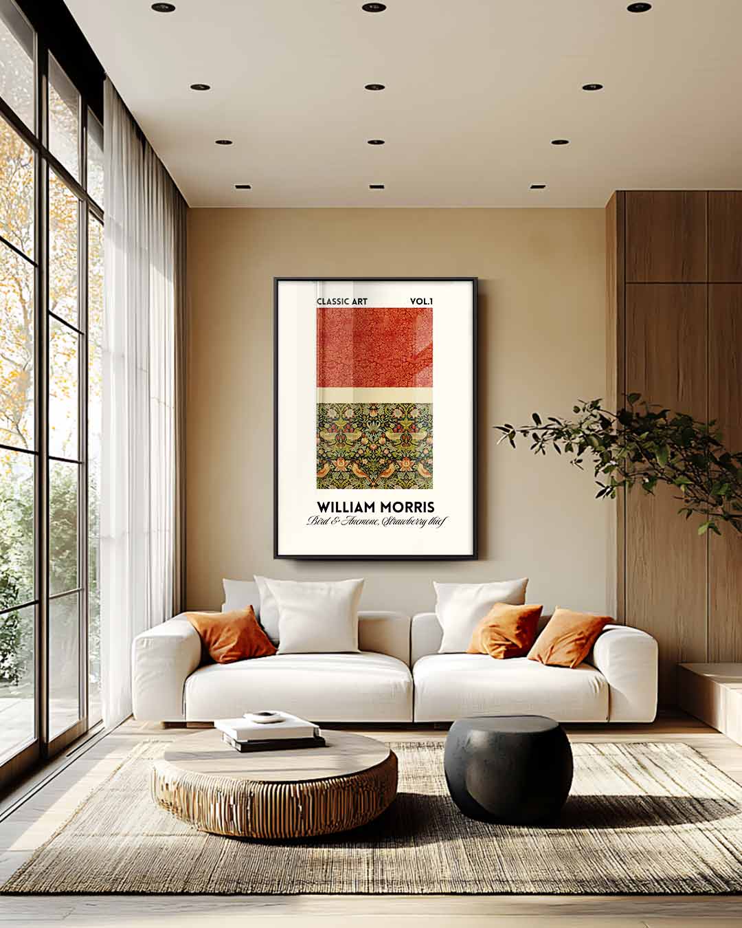 William Morris Klassieke Kunst Collectie – kunstwerk met zwarte baklijst