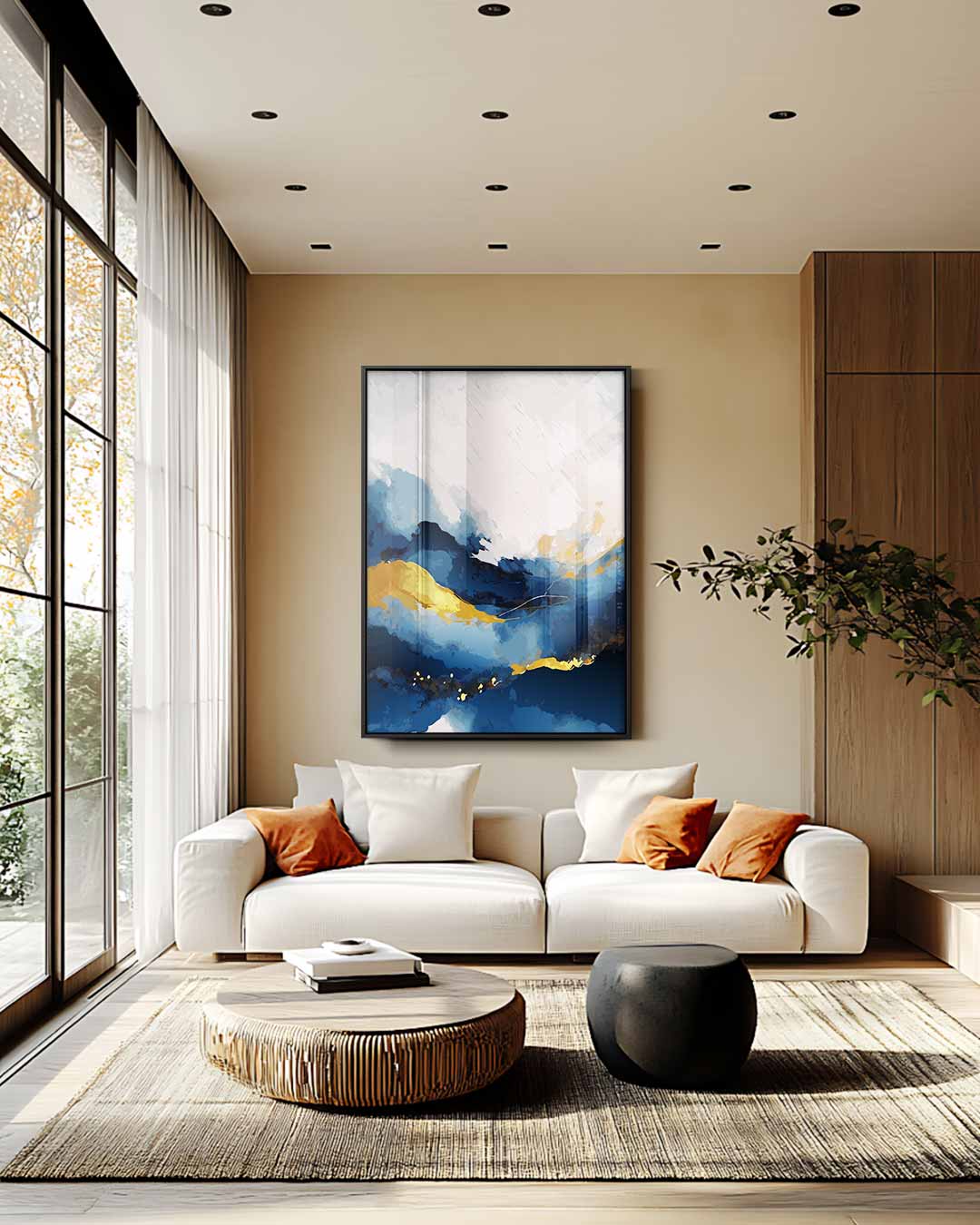 Dromerige Hemellaan – staande wandkunst voor woonkamer of interieur