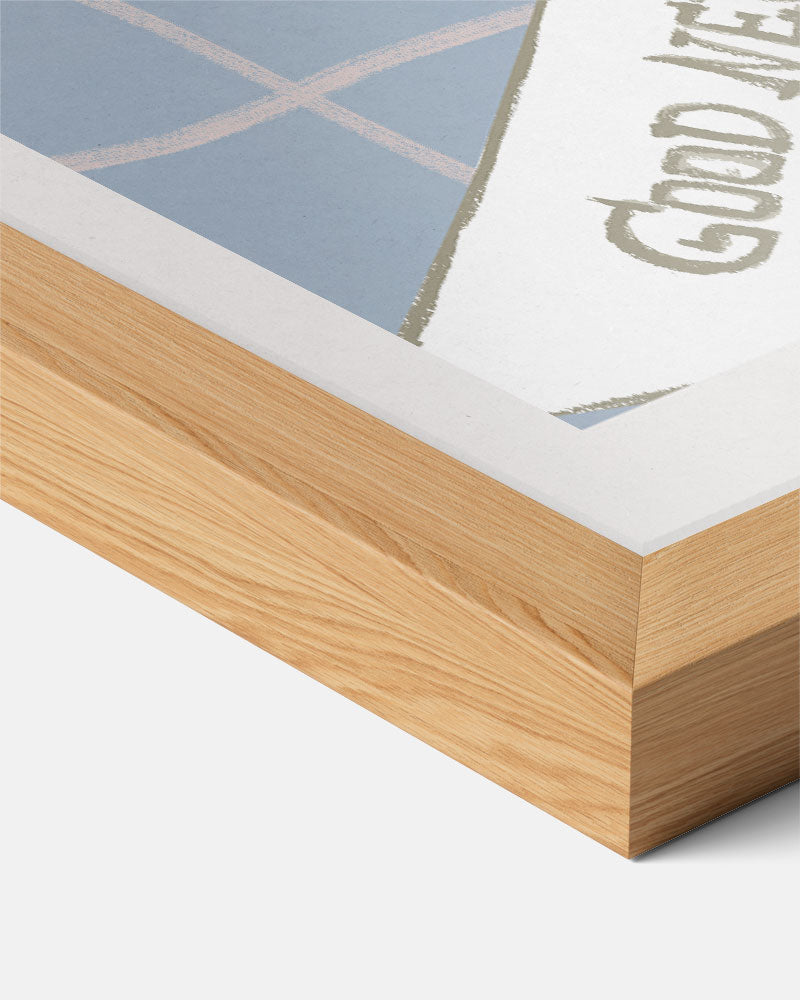 Ontspannen Ochtend Bliss – staande keuken wanddecoratie van WallArtistic