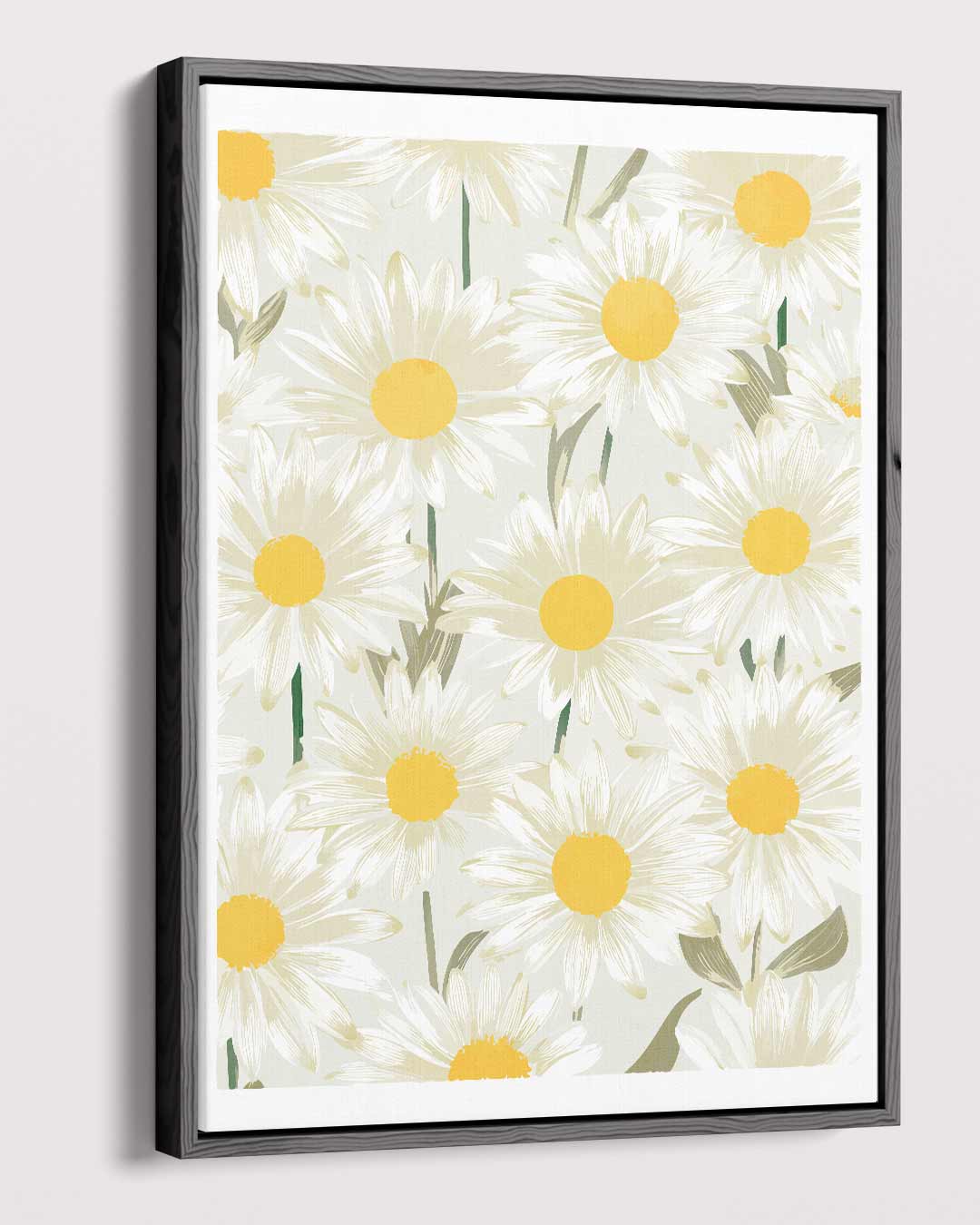 Frisse Madeliefjes Print – dibond kunstwerk als wanddecoratie
