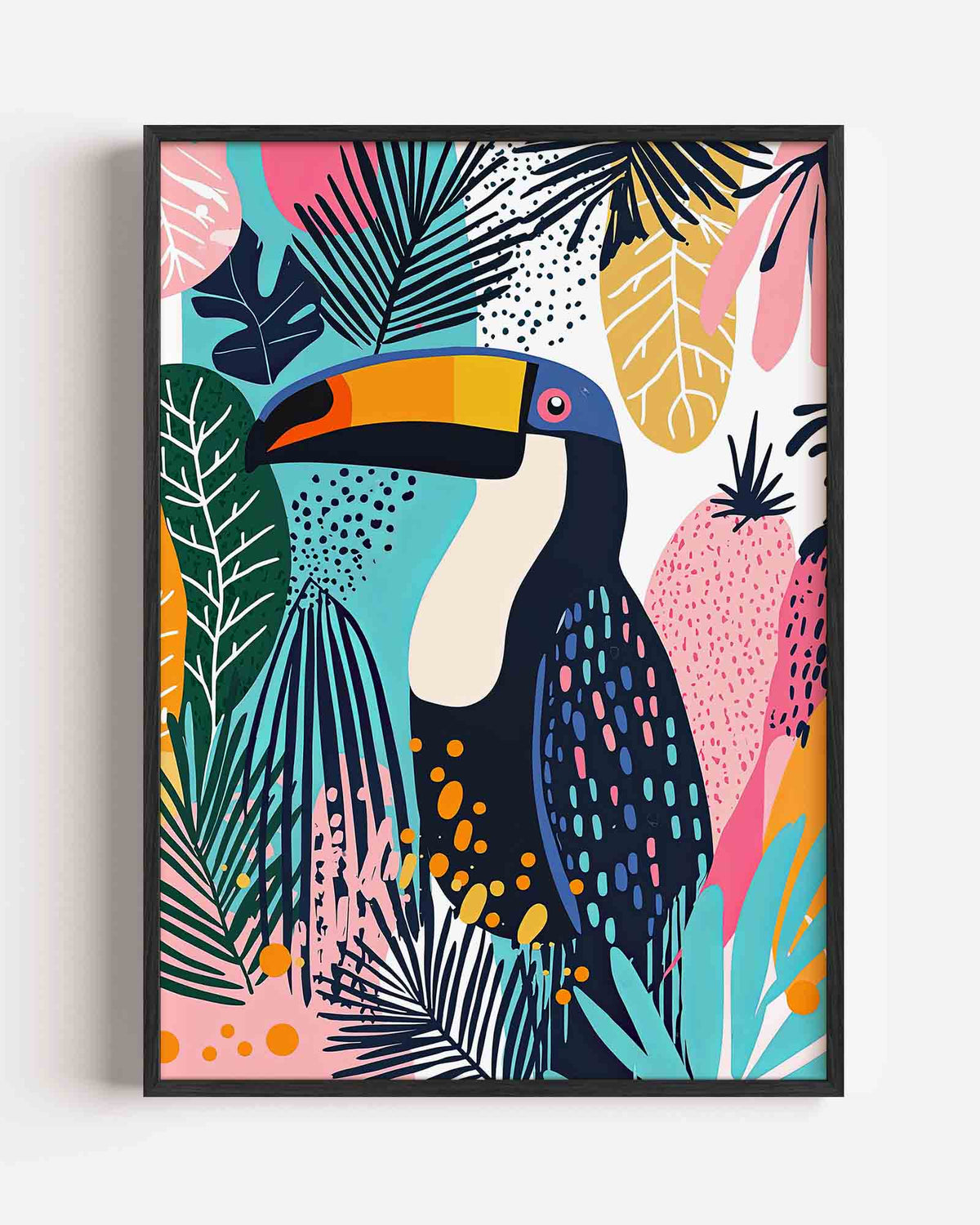 Tropische toekan – dieren portret poster als wanddecoratie