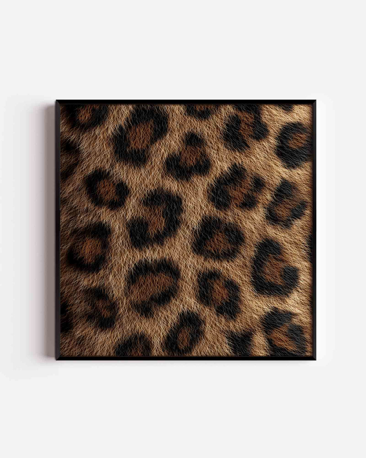 Luipaardprint – jungle vierkante poster als wanddecoratie