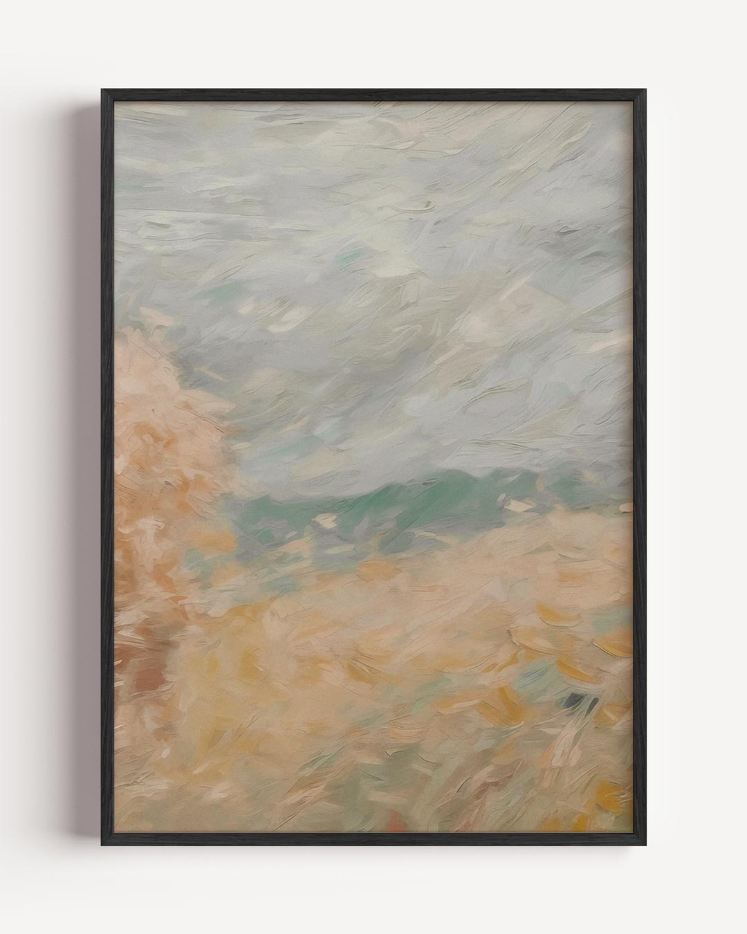 Abstract Landschap – vintage portret poster als wanddecoratie