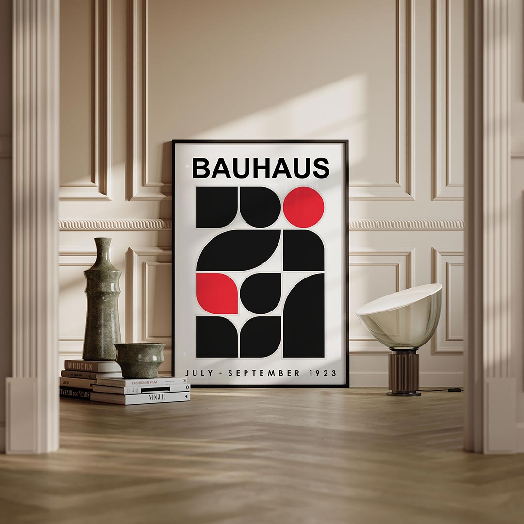  – moderne Bauhaus wandkunst als poster