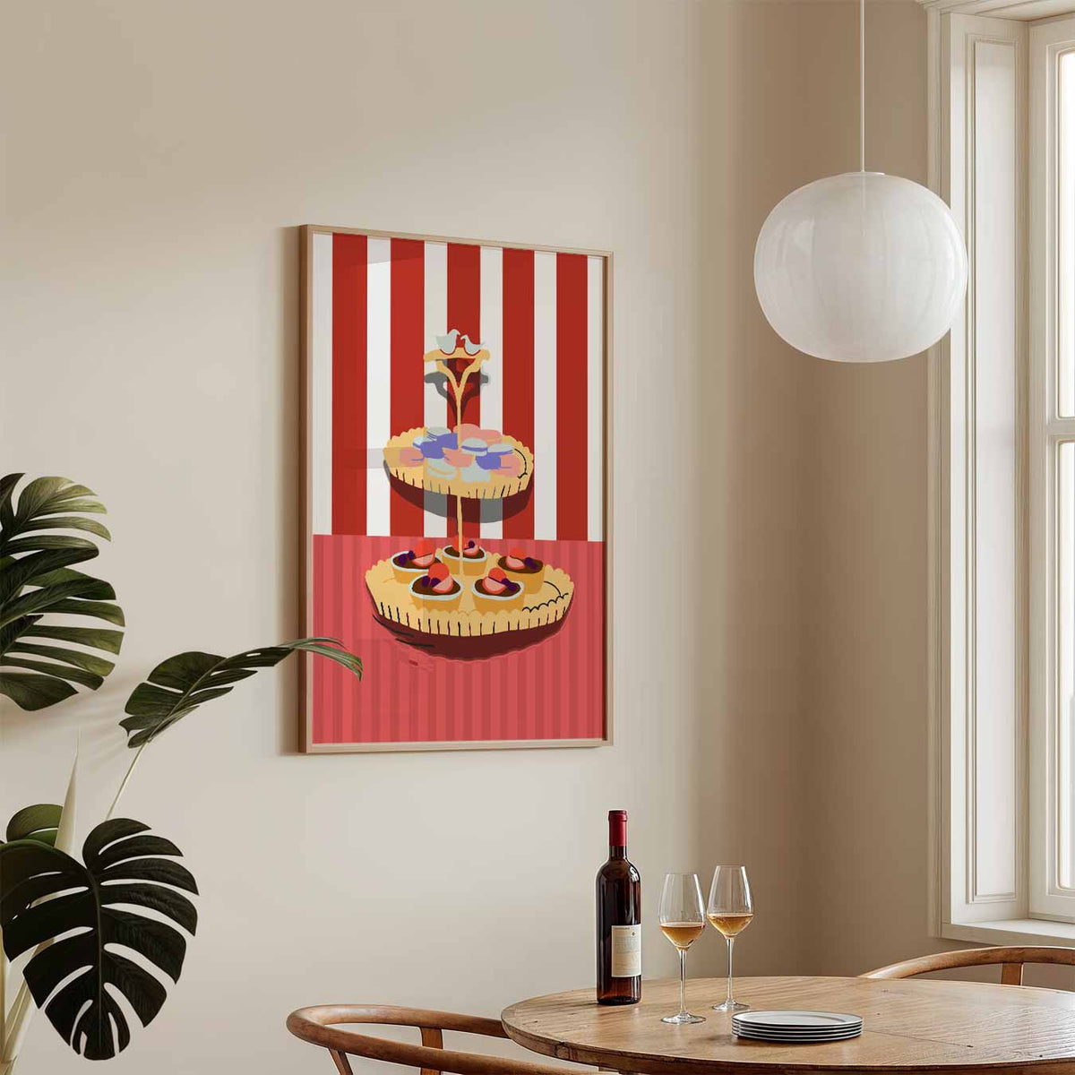 Zoete Verleiding – keukenposter in staand formaat