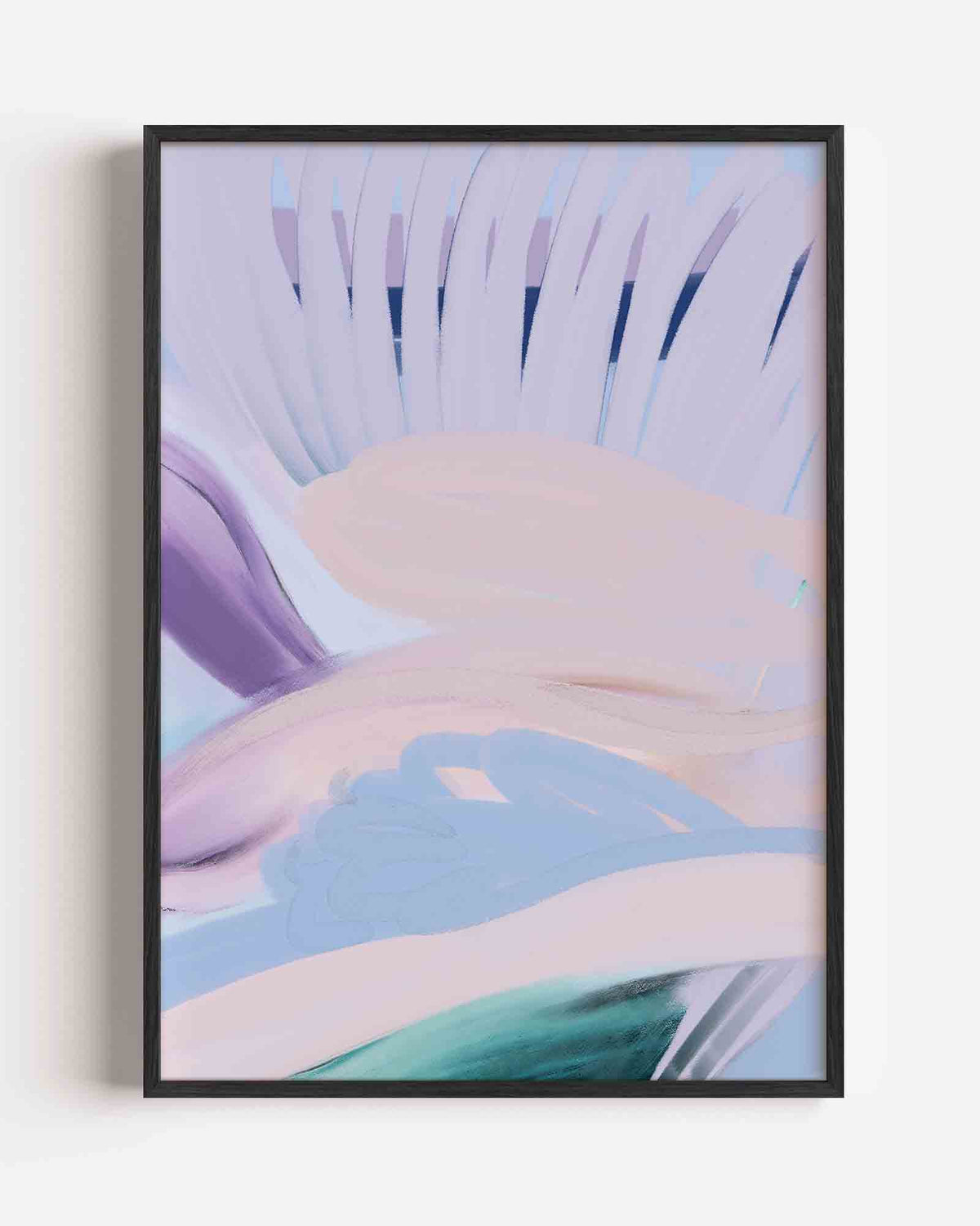 Abstracte vormen – Kunst & Design poster als staande wanddecoratie