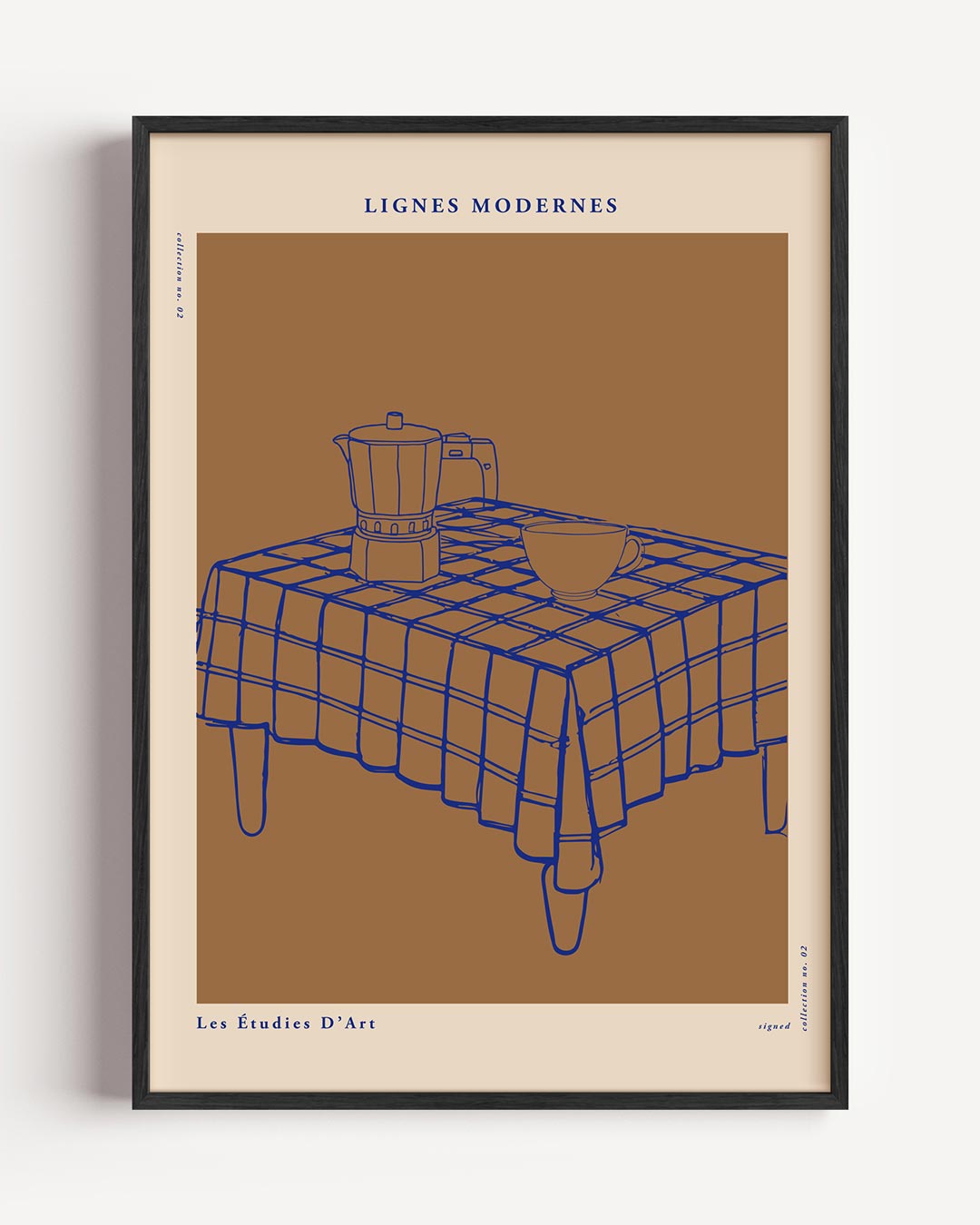 Moderne Lijnen Keukenposter – keuken portret poster als wanddecoratie