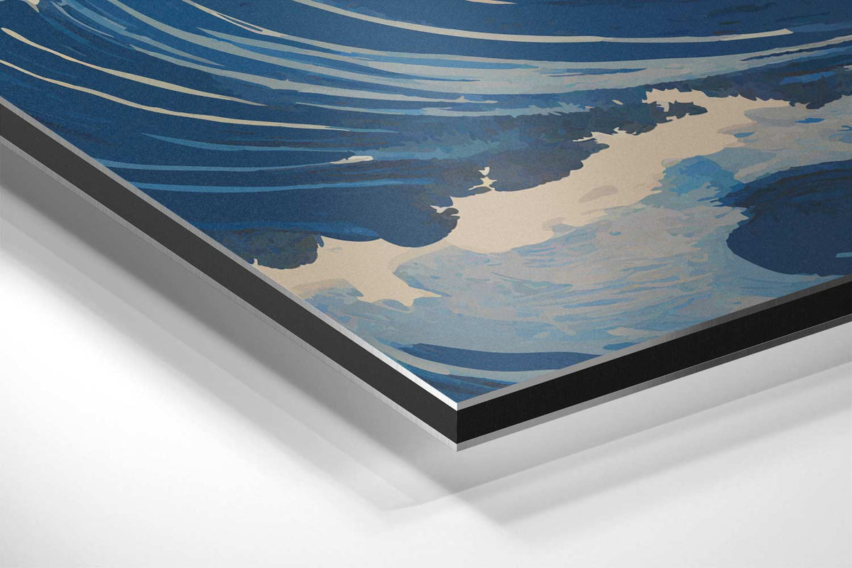 Golfen van de Oceaan – canvas kunstwerk als wanddecoratie