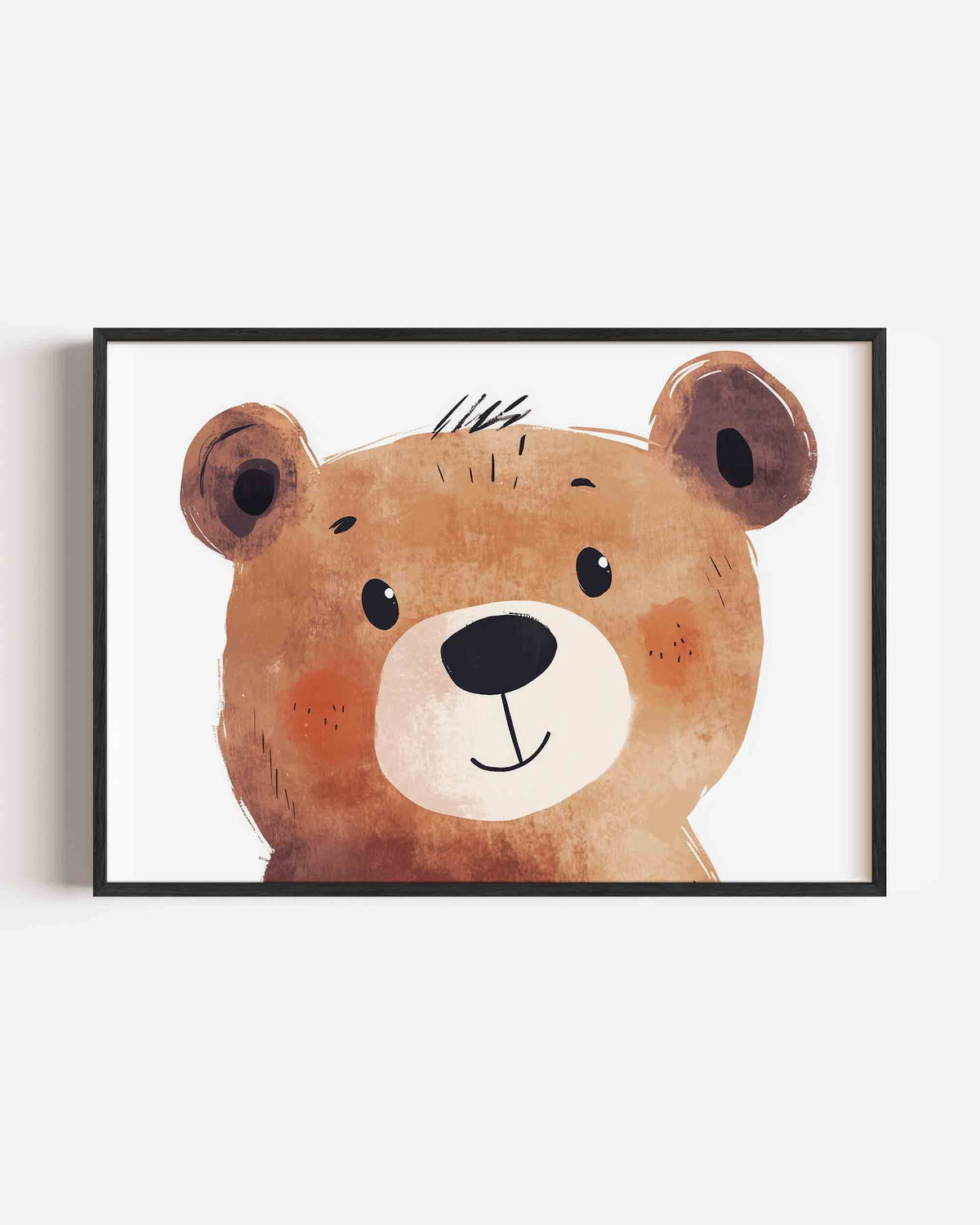 Schattige beren – landscape kinderposter als wanddecoratie