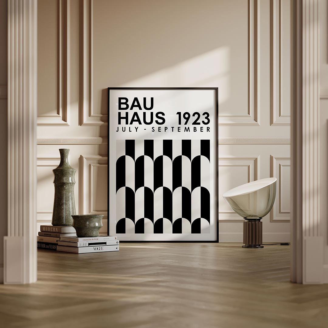  – moderne Bauhaus wandkunst als poster
