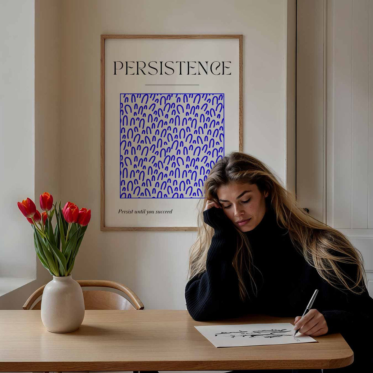 Inspirerende Volhardingsposter – quotes portret poster, afbeelding 7