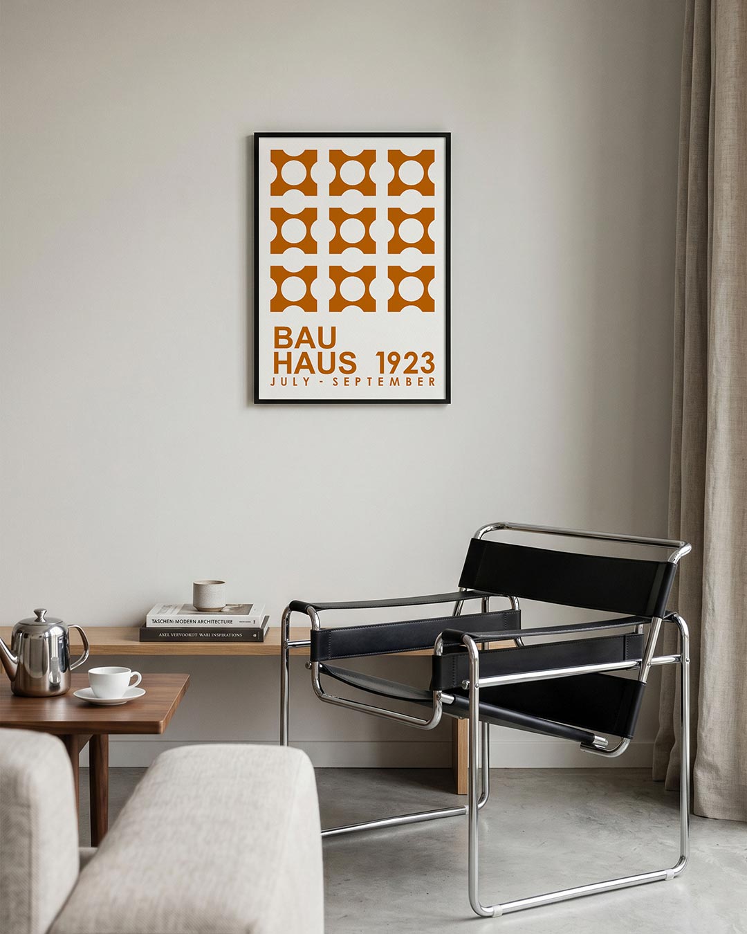  – geometrische Bauhaus poster in staand formaat