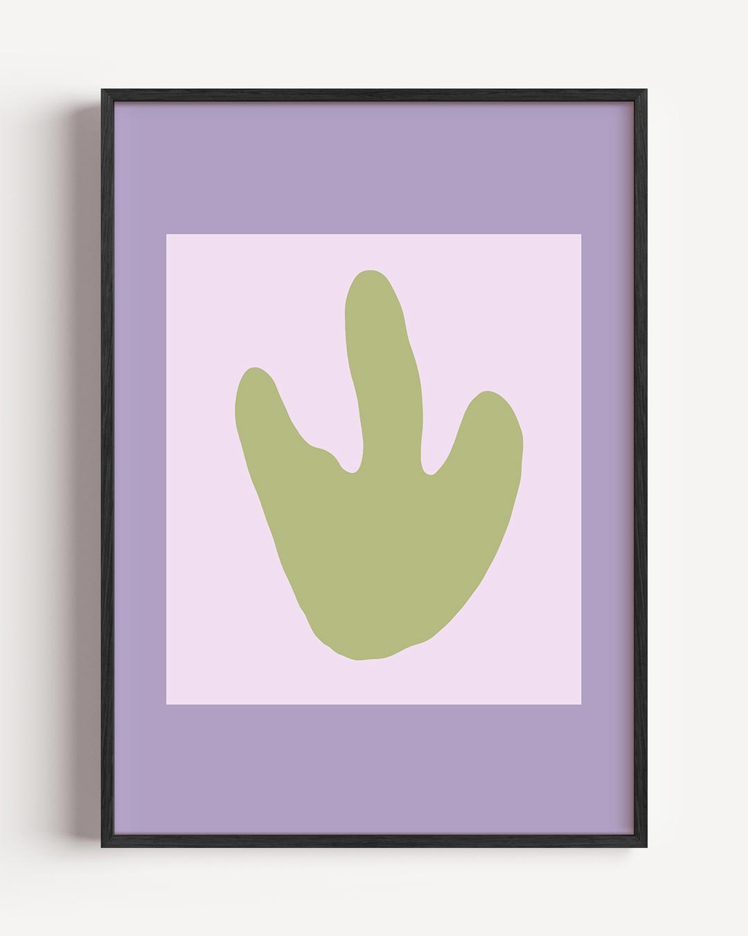 Vrolijke Abstracte Avondposter – kleurrijke abstracte portret poster als wanddecoratie