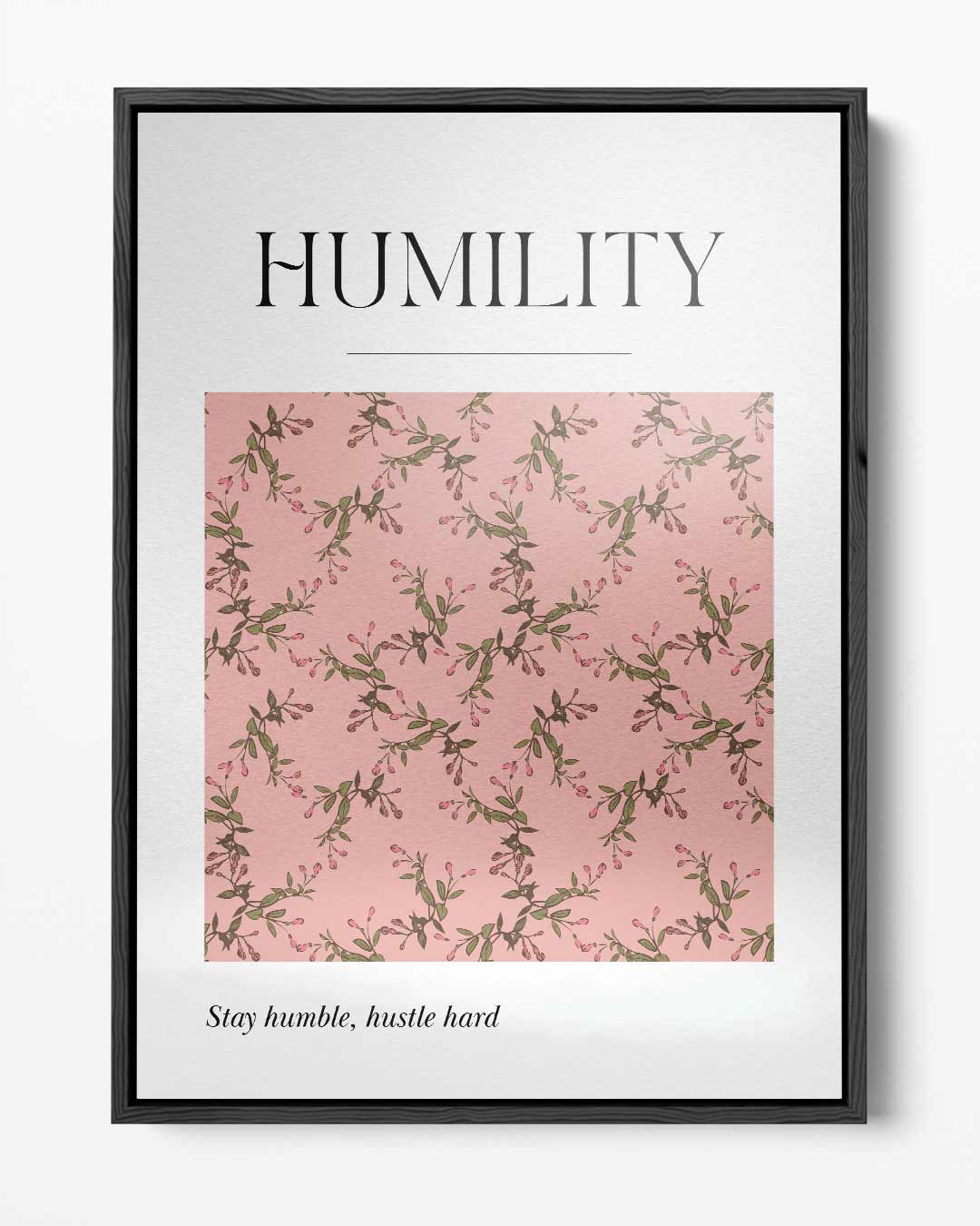 Humility Bloemenkunst – portret kunstwerk als wanddecoratie