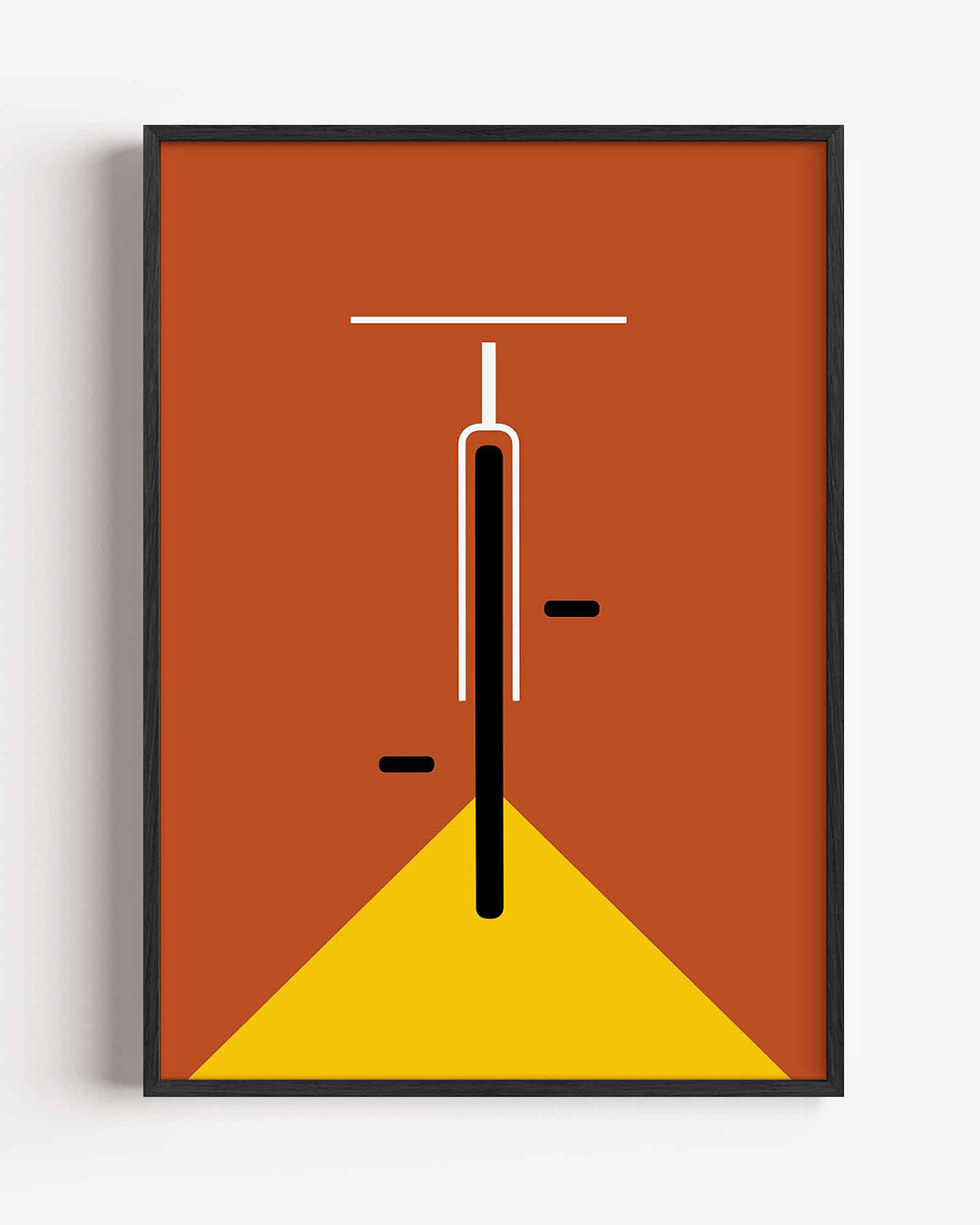 Lijnen en vlakken – staande Bauhaus poster als wanddecoratie