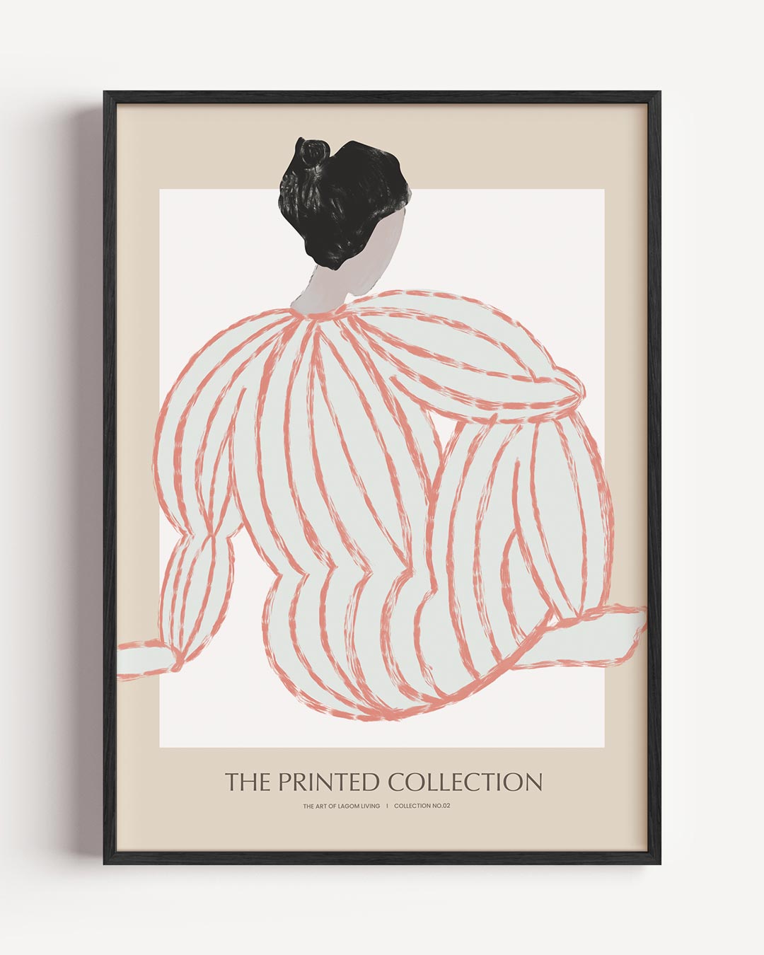 Modieuze Abstracte Vrouwelijke Kunstposter – vrouwelijk portret poster als wanddecoratie