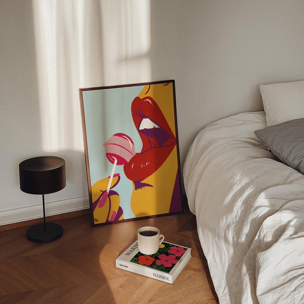 Zoete Schoonheid – staande zomer wanddecoratie van WallArtistic