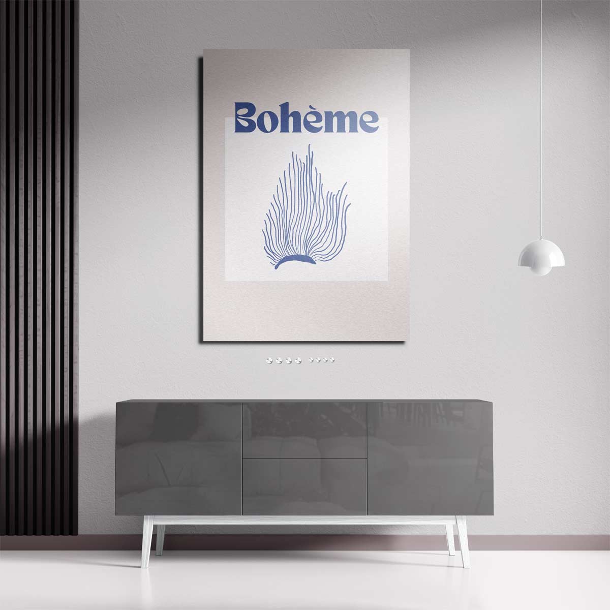 Bohemian Chic – plexiglas kunstwerk als wanddecoratie