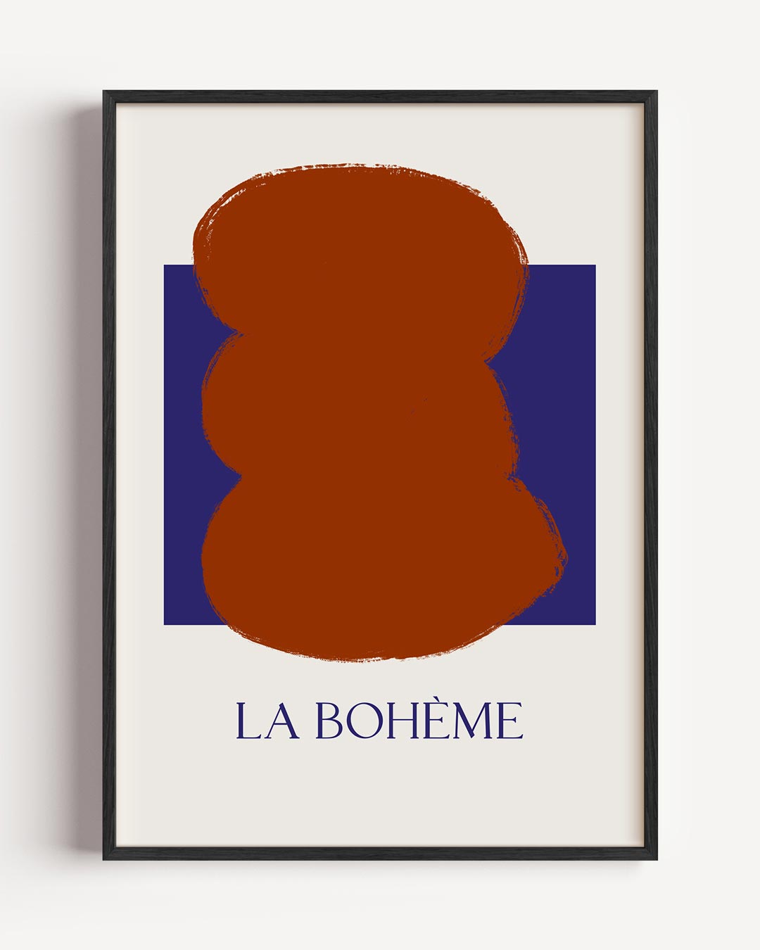 La Bohème Abstracte Kunstposter – boheme portret poster als wanddecoratie
