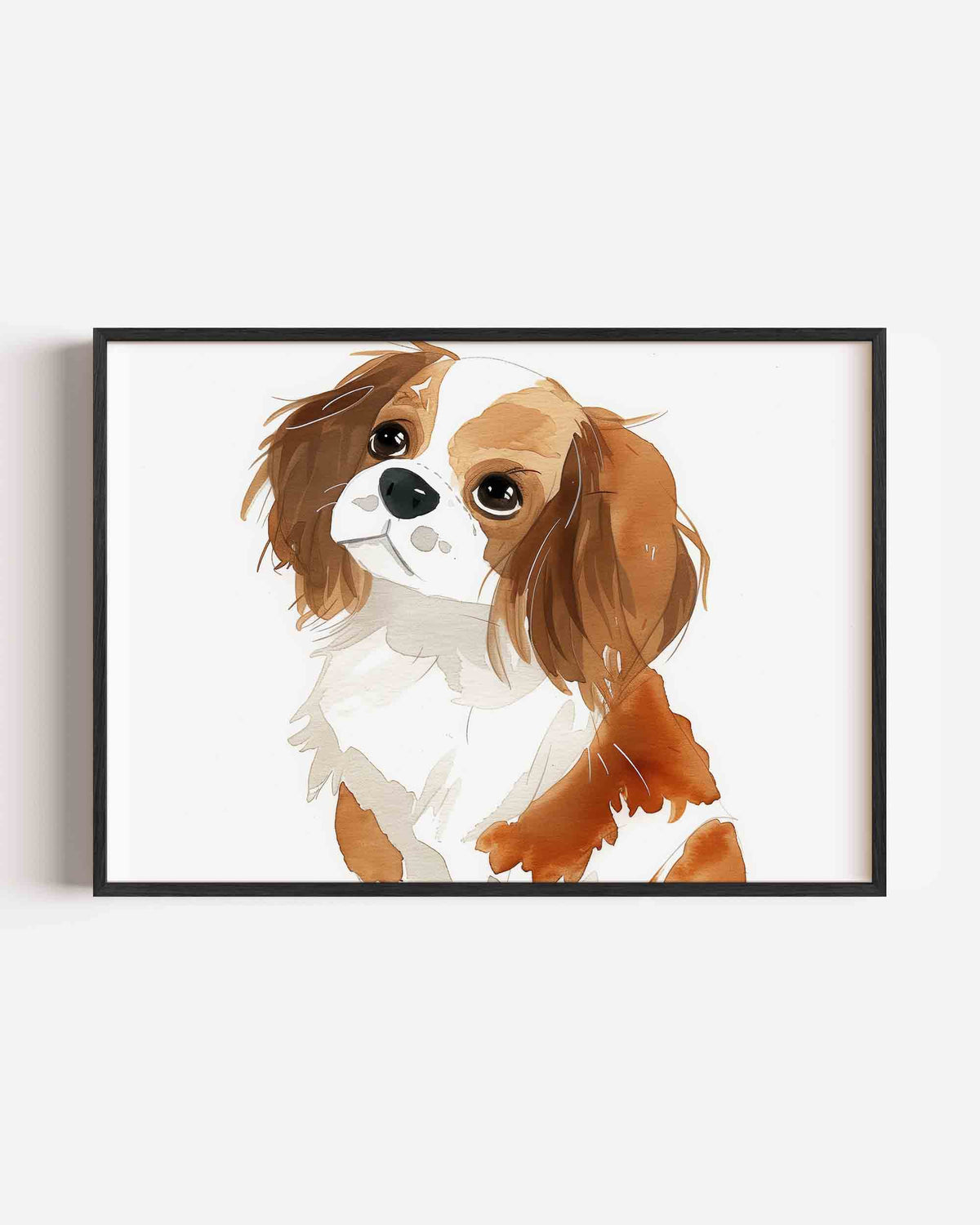 Hond met bruine vlekken – landscape kinderposter als wanddecoratie