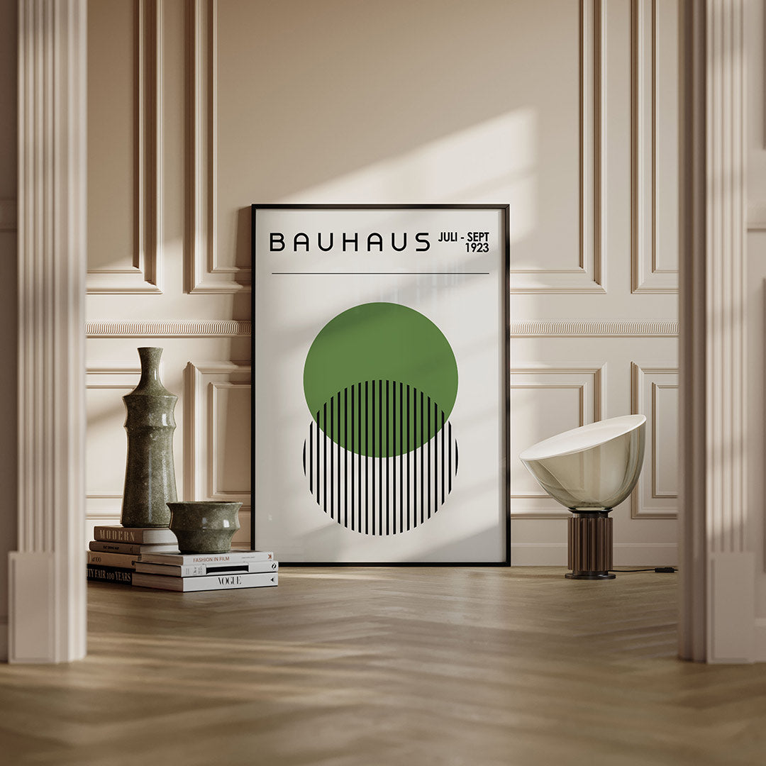 Vormen en lijnen – moderne Bauhaus wandkunst als poster