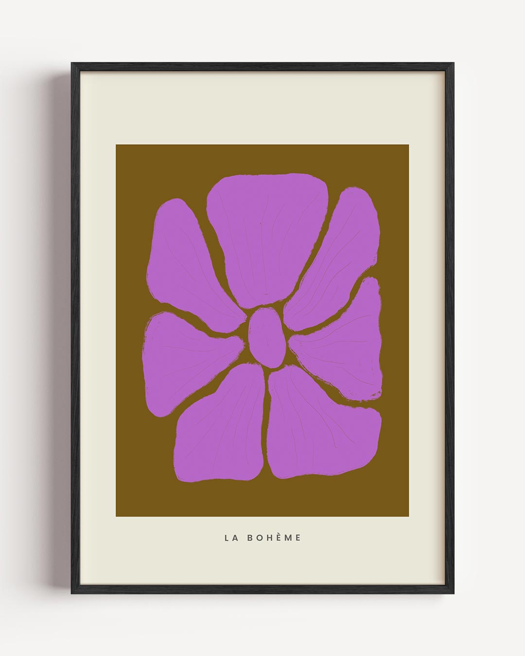 Bloemkracht: La Bohème – bloemen portret poster als wanddecoratie