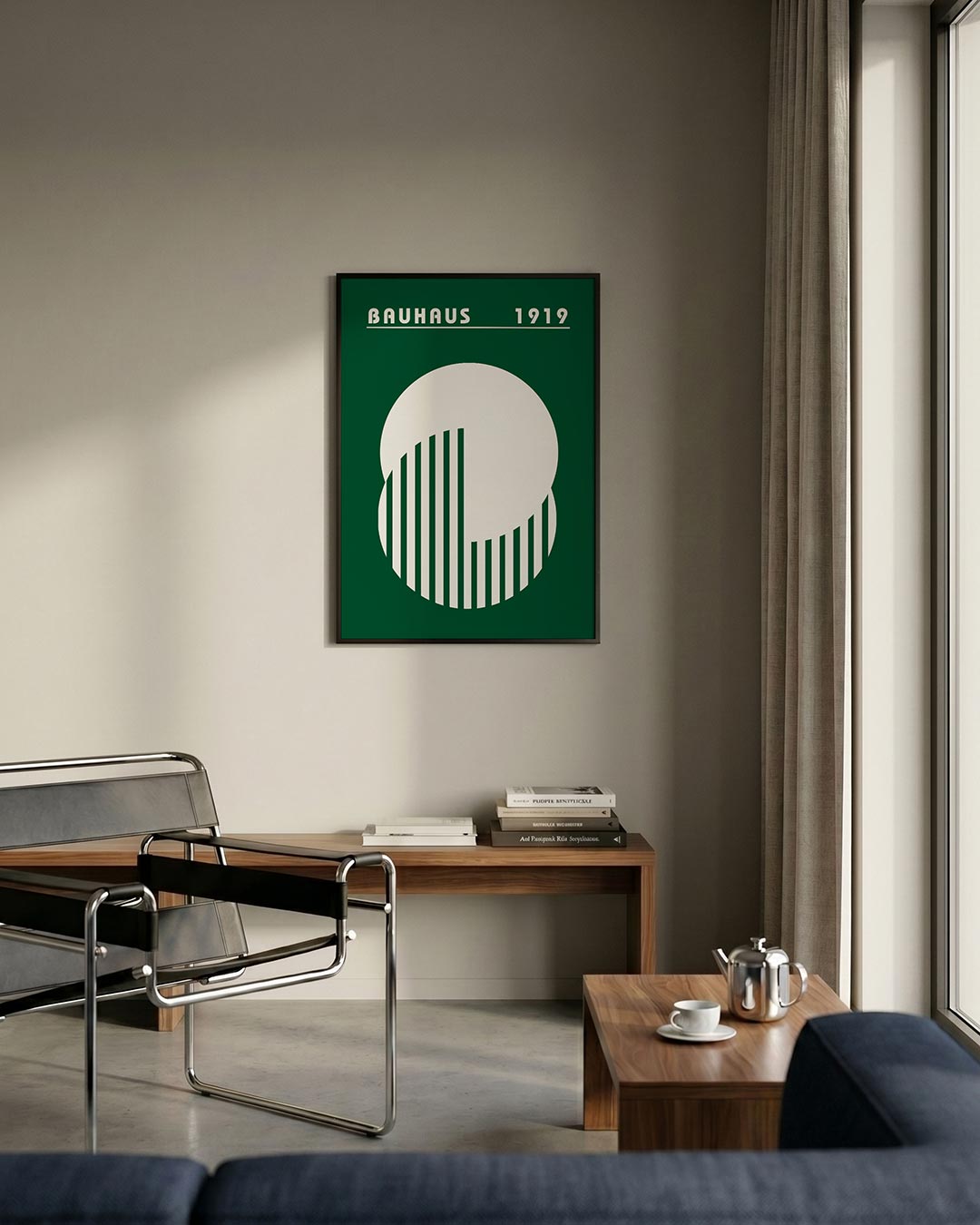  – geometrische poster in Bauhaus-stijl van WallArtistic